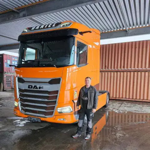 Ausgelieferter LKW DAF XG 530 FT an Dieter Daniel GmbH & Co. KG