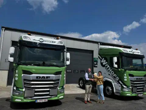 Ausgelieferter LKW DAF XF 480 FT ADR an Withofs Vervoerbedrijf NV