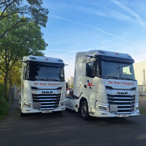 Ausgelieferter LKW DAF XG 480 FT an De Vries Transport
